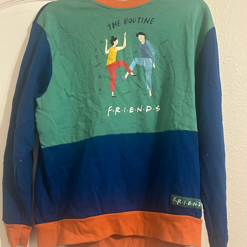 FRIENDS Colorful Crew Neck Sweater